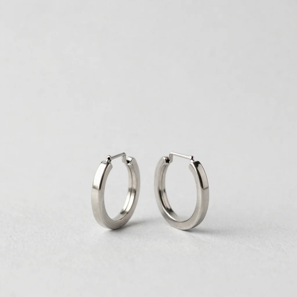 Axis Hoop Earrings